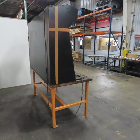 72x36x 36" H Butcher Block Top Work Bench Table & Pegboard Harley-Davidson Theme