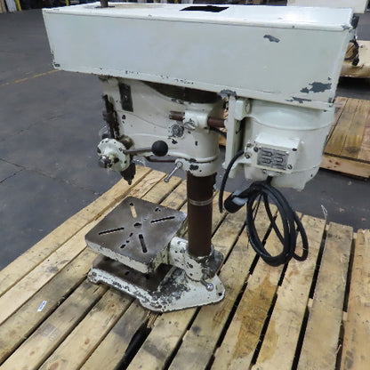 Atlas No. 64 1/2HP 15" Bench Drill Press 120V 1PH 1/2" Chuck 600-5200RPM