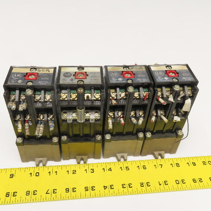 Allen Bradley 700-P800A1 Control Relay 600VAC 120V Coil Lot Of 4