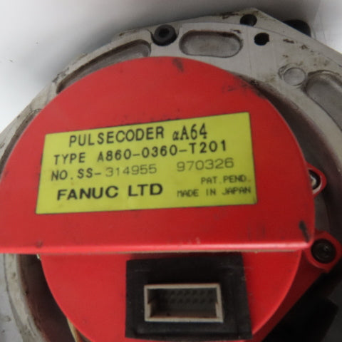 Fanuc A06B-0142-B675 2.1kW 2000RPM 186V 3Ph AC Servo Motor
