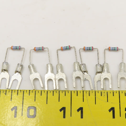Honeywell 46181080-504 6 Band Resistor Spade Jumper Lot Of 5