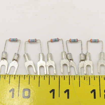 Honeywell 46181080-504 6 Band Resistor Spade Jumper Lot Of 5
