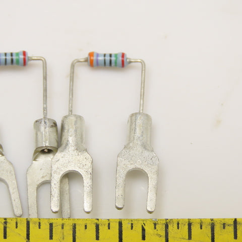 Honeywell 46181080-504 6 Band Resistor Spade Jumper Lot Of 5