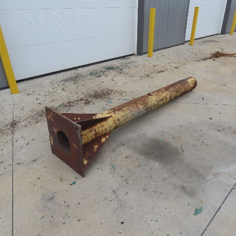 99" Tall Free Standing Jib Crane POST ONLY 20" x 20" Base 8-1/2" OD
