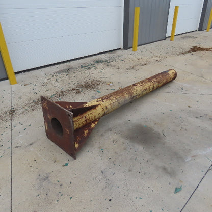 99" Tall Free Standing Jib Crane POST ONLY 20" x 20" Base 8-1/2" OD