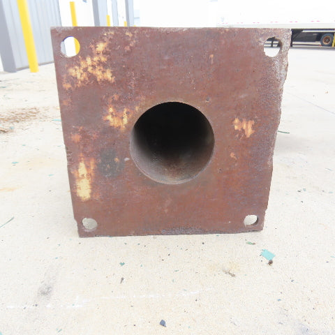 99" Tall Free Standing Jib Crane POST ONLY 20" x 20" Base 8-1/2" OD