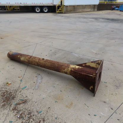 99" Tall Free Standing Jib Crane POST ONLY 20" x 20" Base 8-1/2" OD