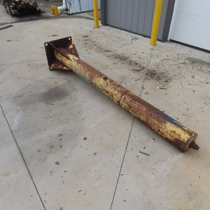 99" Tall Free Standing Jib Crane POST ONLY 20" x 20" Base 8-1/2" OD