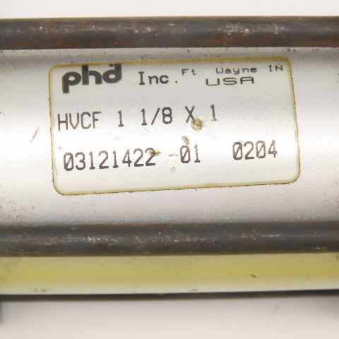 phd HVCF 1 1/8 x 1 1-1/8" Bore 1" Stroke Double Acting Air Cylinder