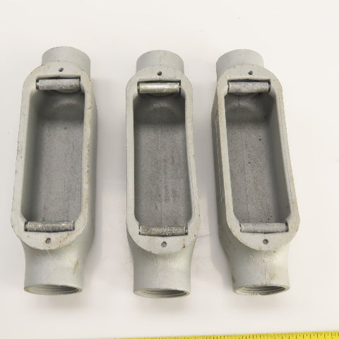 Appleton Unilet Malleable Iron 1-1/4" Type C Form 35 Conduit Outlet Body Lot/3