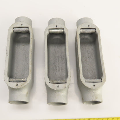 Appleton Unilet Malleable Iron 1-1/4" Type C Form 35 Conduit Outlet Body Lot/3