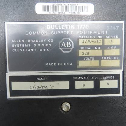 Allen Bradley 1770-FCC 1770-FIC 1770-FEC Family Keyboard Parts/Repair Lot Of 4