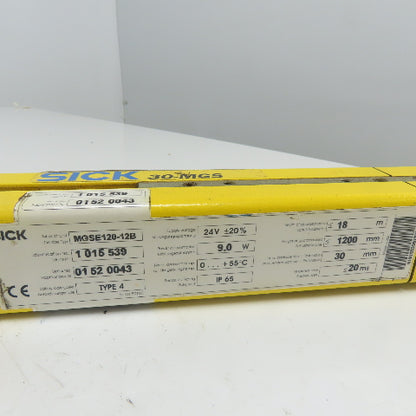 Sick MGSE120-12B Safety Light Curtain 24VDC 1200mm x 18m W/ MSM01-1A