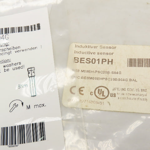 Balluff BES01PH Inductive Proximity Sensor NIB