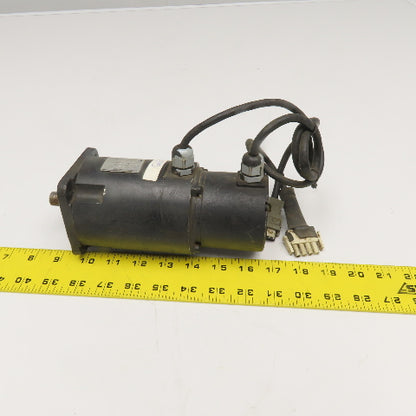 Yaskawa USAHEM-02VYU11 200W 8000RPM AC Servo Motor 0.24Nm 2.3A 14mm Shaft