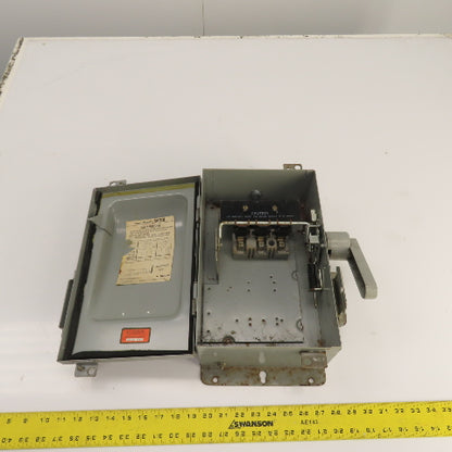 Gould NF351H 30A Non-Fusible Safety Disconnect Switch 600VAC 15HP