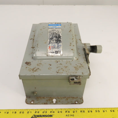Gould NF351H 30A Non-Fusible Safety Disconnect Switch 600VAC 15HP