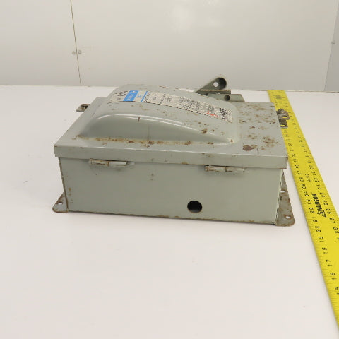Gould NF351H 30A Non-Fusible Safety Disconnect Switch 600VAC 15HP