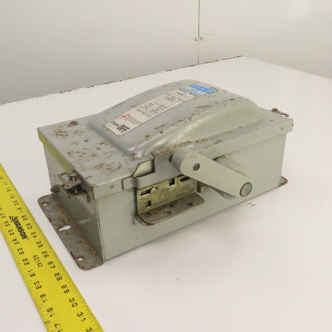 Gould NF351H 30A Non-Fusible Safety Disconnect Switch 600VAC 15HP