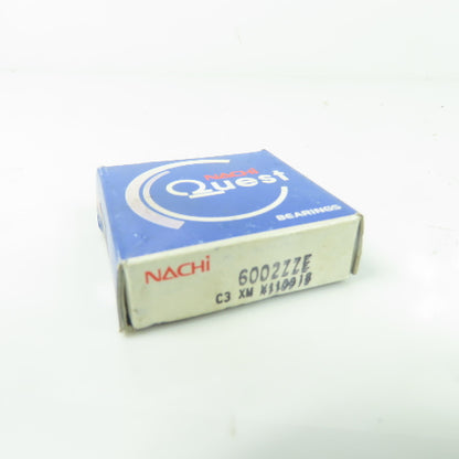 Nachi 6002ZZE Deep Groove Ball Bearing 15mm Bore 32mm OD Lot Of 2