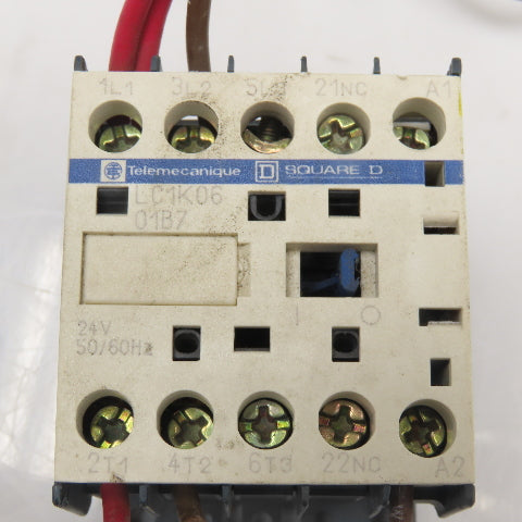 Telemecanique LC1K06 01B7 Contactor Relay 24V 50/60Hz Coil Lot Of 3