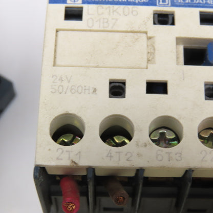 Telemecanique LC1K06 01B7 Contactor Relay 24V 50/60Hz Coil Lot Of 3