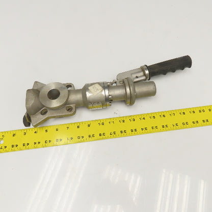 Technova Safesamp 1" Flange Mount Stainless Steel Manual Open Sampling Valve