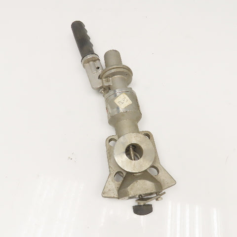 Technova Safesamp 1" Flange Mount Stainless Steel Manual Open Sampling Valve