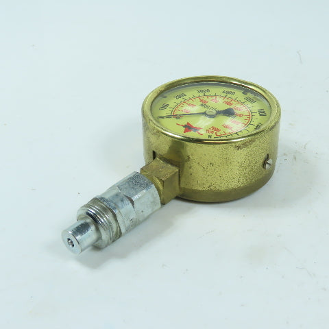 Multifastener 500515 25.300.1000 Pressure Gauge 0-9000N 0-2000 Lbs 1/4"
