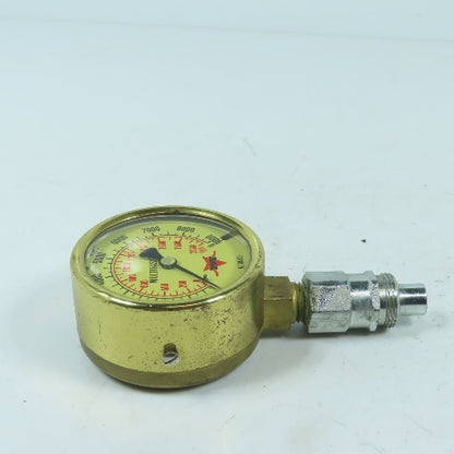 Multifastener 500515 25.300.1000 Pressure Gauge 0-9000N 0-2000 Lbs 1/4"