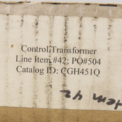 UTT 0-550V Primary Control Transformer 120/24V Secondary