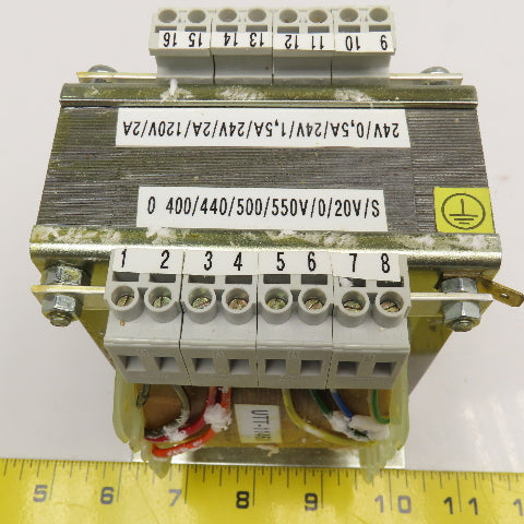 UTT 0-550V Primary Control Transformer 120/24V Secondary
