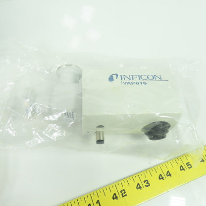 Inficon 250-214 VAP016-X Pneumatically Activated Angle Valve