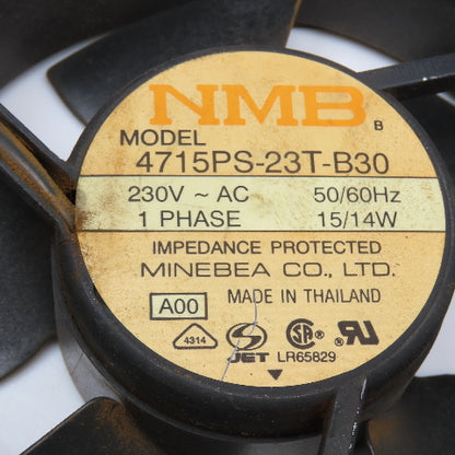 NMB 4715PS-23T-B30 Cabinet Cooling Fan 230V 1Ph Lot Of 5