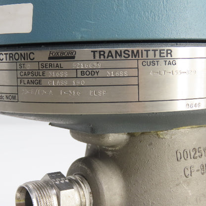 Foxboro E17DM-ISM31A 13-50VDC Electronic Pressure Transmitter 316SS 3"-CL150