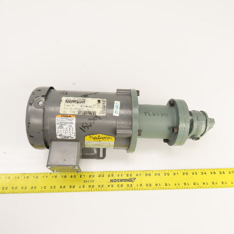 Baldor WP5258304 1/2HP Horizontal Oil Pump 230/460V 3PH 3/8" NPT Tested