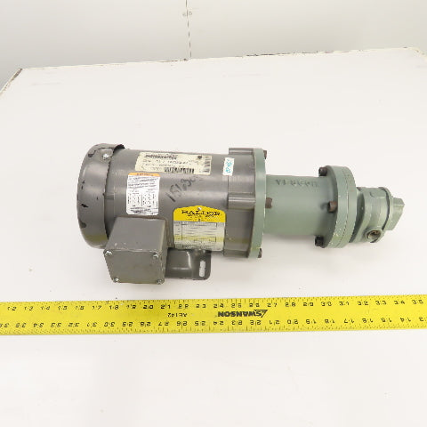 Baldor WP5258304 1/2HP Horizontal Oil Pump 230/460V 3PH 3/8" NPT Tested