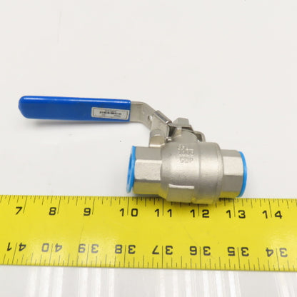 FNW FNW200AF 3/4" NPT Stainless Steel Ball Valve 1000CWP