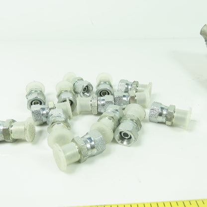 Parker 0107-2-2 Straight Pipe Swivel Adapter 1/8 NPTF Male X 1/8 NPSM Lot Of 14