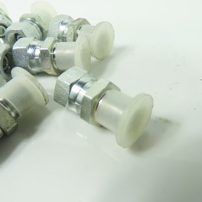 Parker 0107-2-2 Straight Pipe Swivel Adapter 1/8 NPTF Male X 1/8 NPSM Lot Of 14