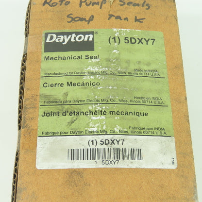Dayton 5DXY7 Mechanical Seal Assembly