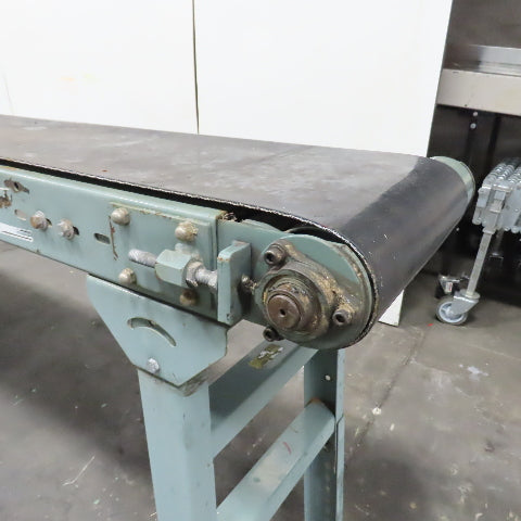 Hytrol 14" Belt x 191" Smooth Slide Bed Belt Conveyor 15' Bed (Needs Motor)