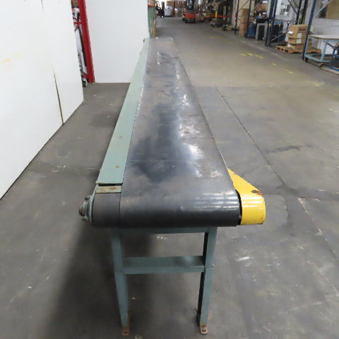 Hytrol 14" Belt x 191" Smooth Slide Bed Belt Conveyor 15' Bed (Needs Motor)