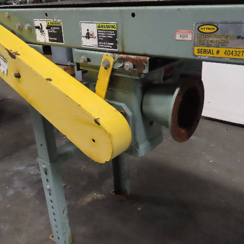 Hytrol 14" Belt x 191" Smooth Slide Bed Belt Conveyor 15' Bed (Needs Motor)