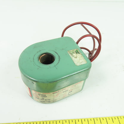 Asco 8215C83 Red-Hat Solenoid Valve Coil 25PSI 120V 15.4W