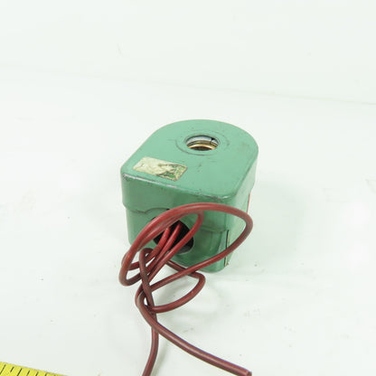 Asco 8215C83 Red-Hat Solenoid Valve Coil 25PSI 120V 15.4W