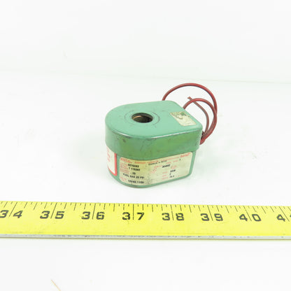 Asco 8215C83 Red-Hat Solenoid Valve Coil 25PSI 120V 15.4W
