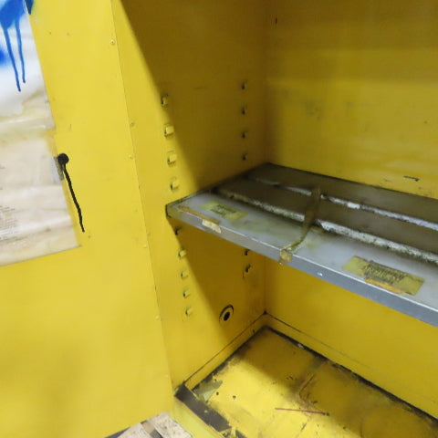 Justrite 25300 30 Gallon Flammable Liquid Storage Cabinet 1 Shelf 44" x 43" x18"