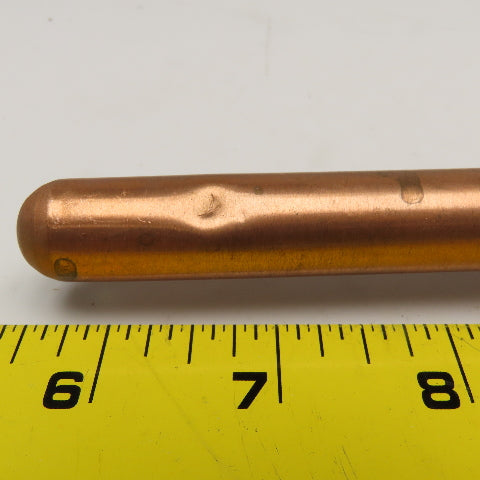 1/2" x 6" OAL Copper Bulkhead Thermowell 1/2" NPT