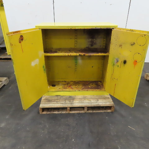 Protectoseal 30 Gallon Flammable Liquid Storage Cabinet 1 Shelf 44" x 43" x 18"